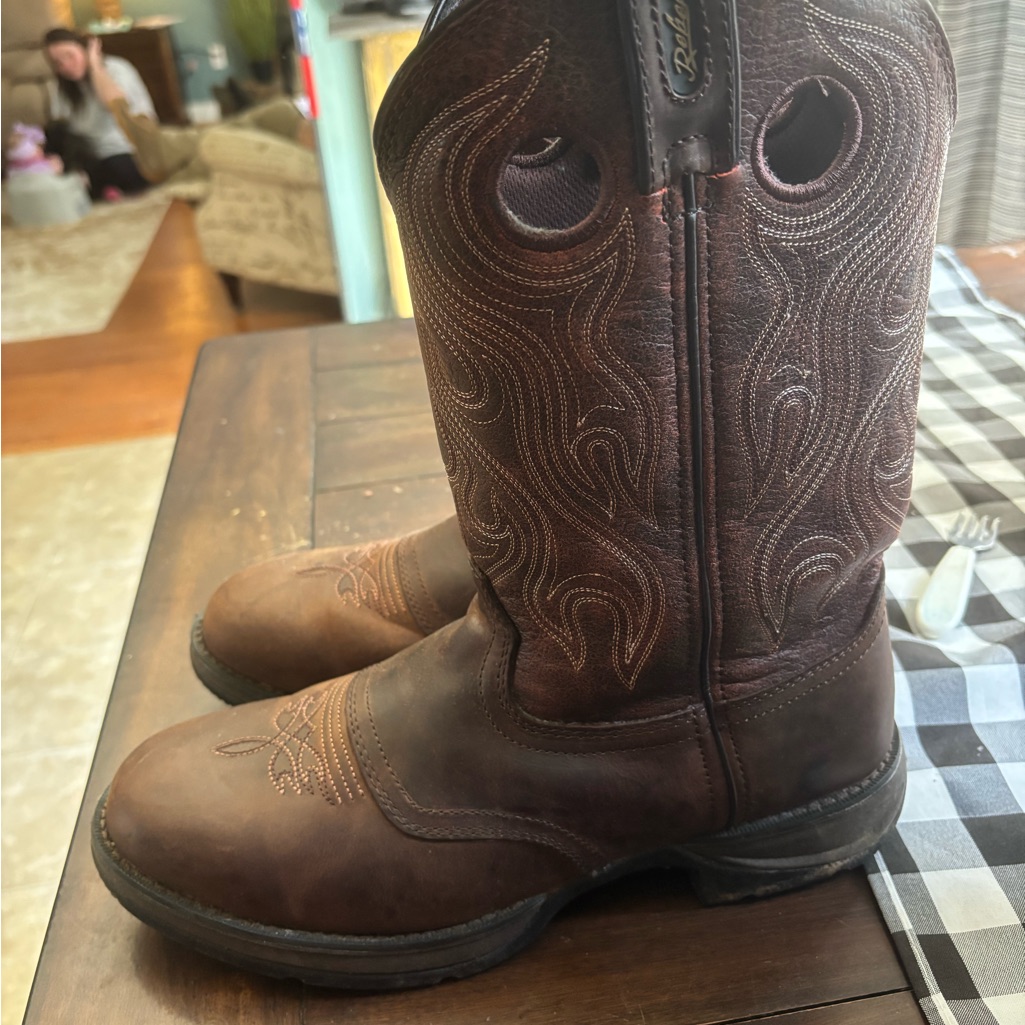 Rebel By Durango Brown Saddle Western Boot - Db5474 Sz Men’s 10.5